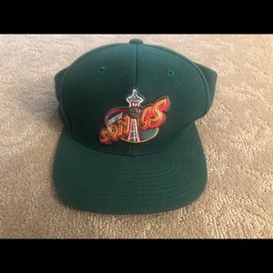 Green Super Sonics hat